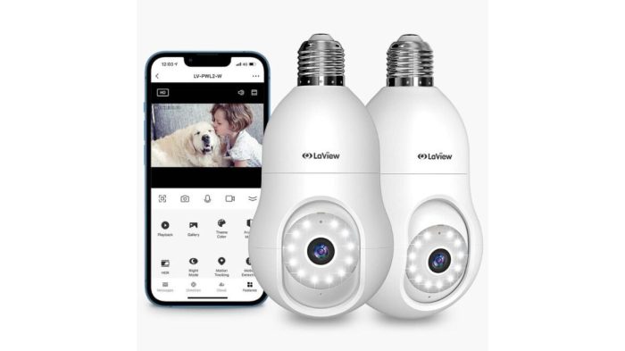 Maximus security light with camera