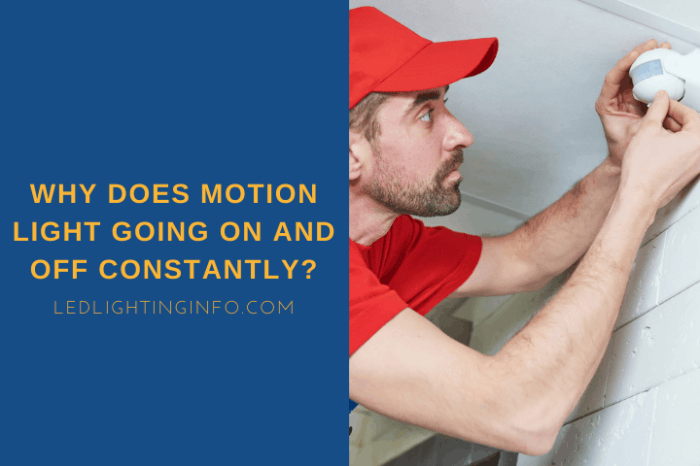 Blink motion light